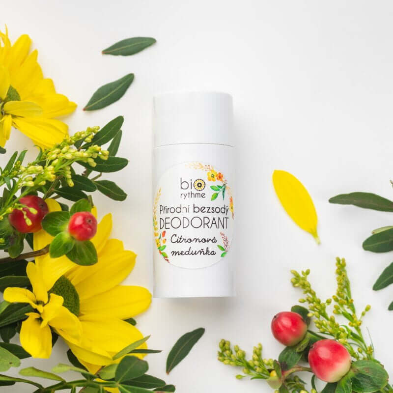 Biorythme Citronová Meduňka deodorant 100% přírodní BEZSODÝ