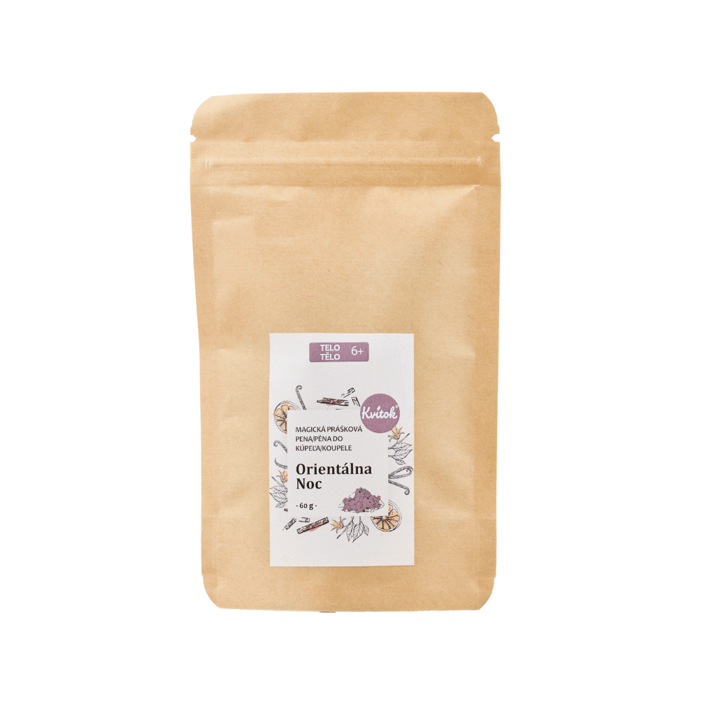Kvitok Magická pěna do koupele Orientální noc - EkzemFree.cz