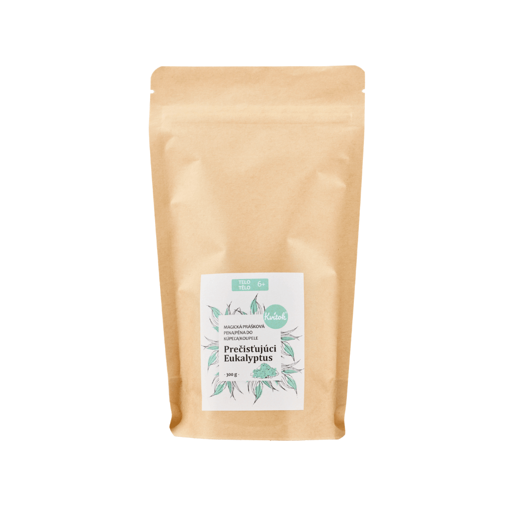 Kvitok Magická pěna do koupele Pročišťující eukalyptus - EkzemFree.cz