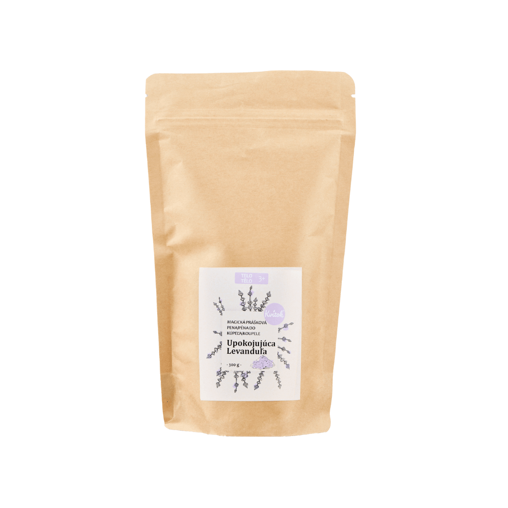 Kvitok Magická pěna do koupele Zklidňující levandule - EkzemFree.cz