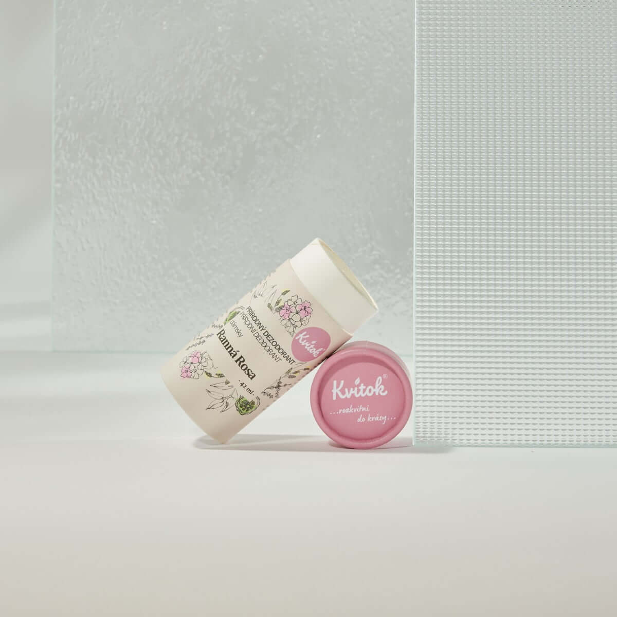 Kvitok Tuhý Deodorant Ranní Rosa 45 ml - EkzemFree.cz