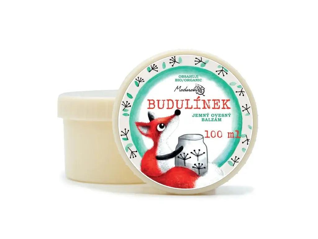 Medarek Budulínek ovesný balzám 100 ml, jemný balzám pro suchou a normální pleť, vhodný pro děti a citlivou kůži.