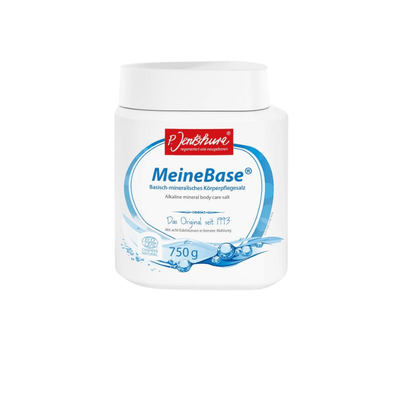 Meine Base zásaditá koupelová sůl 750 g pro péči o pokožku, vhodná pro ekzémy a lupénku.