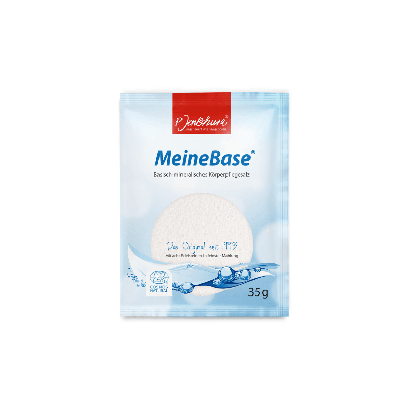 Meine Base zásaditá koupelová sůl v balení 35 g, pro úlevu od ekzému a suché pokožky.