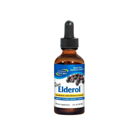 NAHS Raw Elderol kapky z černého bezu, 100% raw extrakt pro podporu imunity a bohatý na vitamín C.