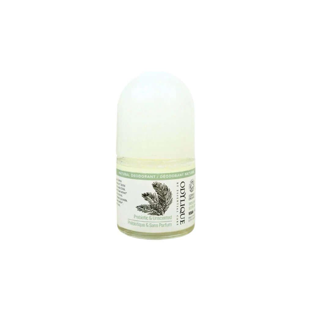 Odylique prebiotický deodorant bez vůně, 100% přírodní, veganský, netoxický, ideální pro citlivé podpaží.