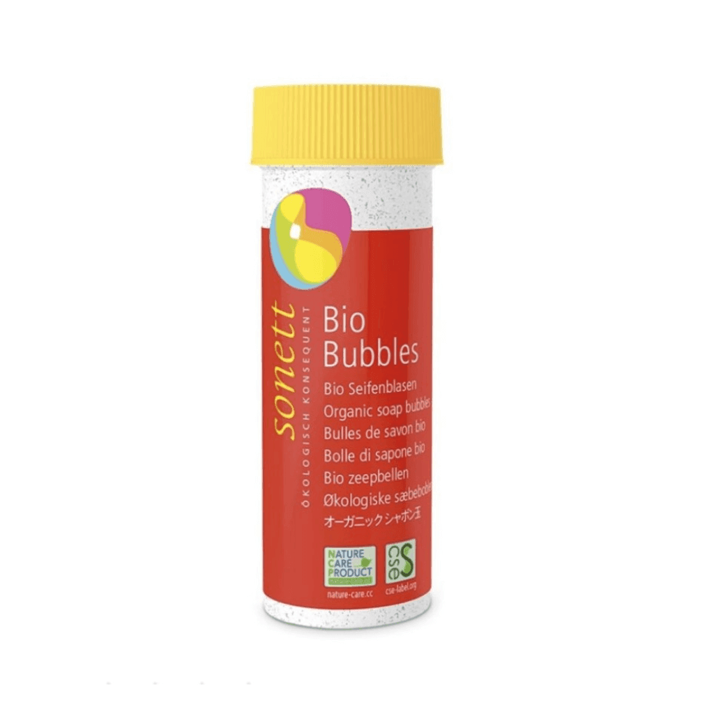 Sonett Bublifuk pro děti 45 ml - ekologické mýdlové bubliny bez chemie, ideální pro malé děti.