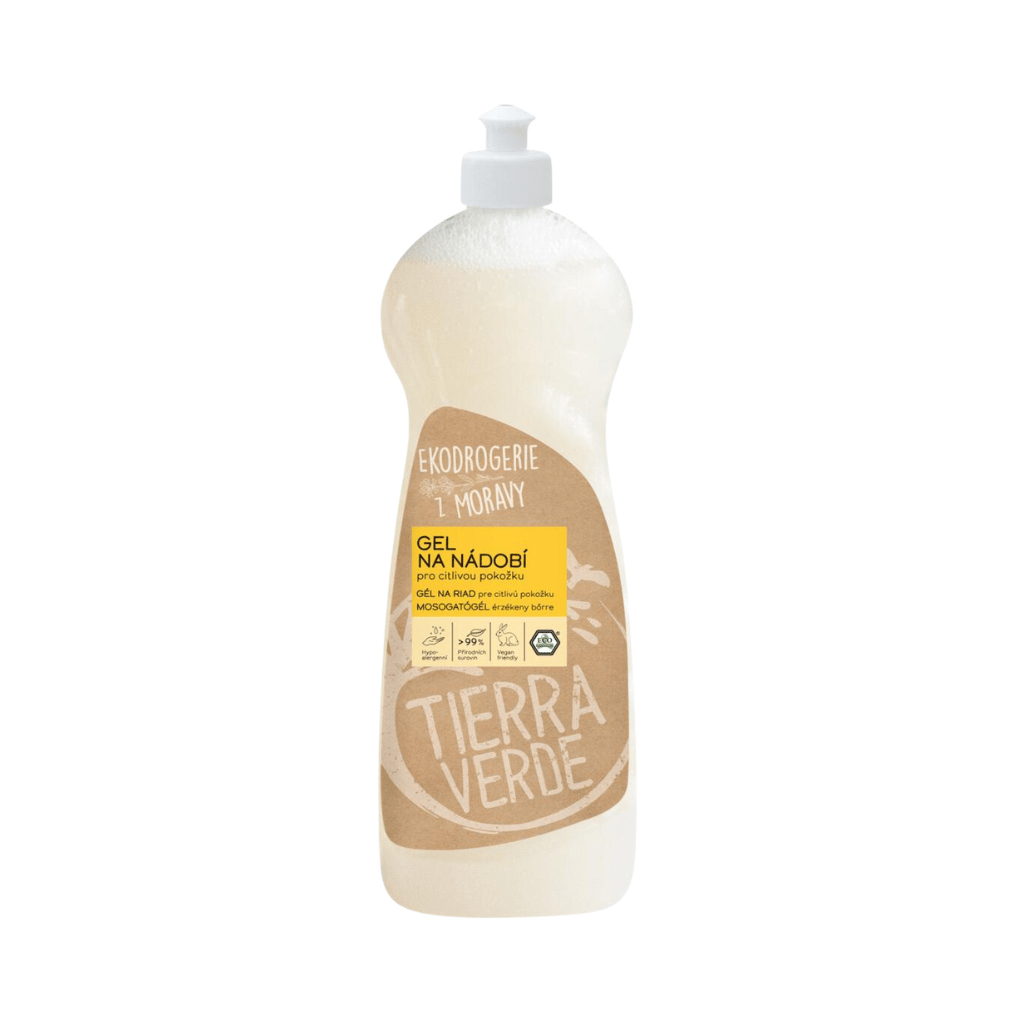 Tierra Verde Gel na nádobí pro citlivou pokožku - EkzemFree.cz