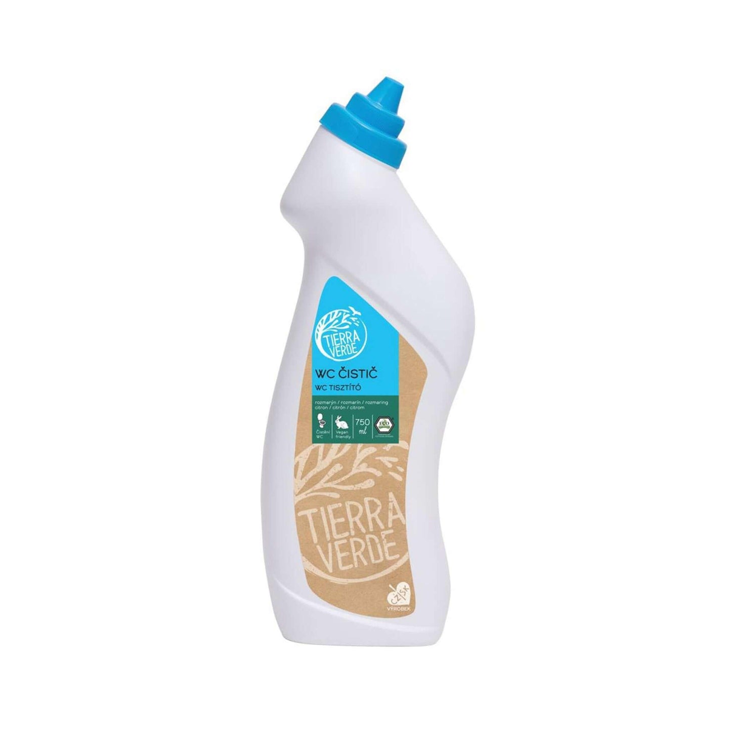 Tierra Verde WC čistič rozmarýn a citron 750 ml, přírodní a ekologický čistič na toalety.