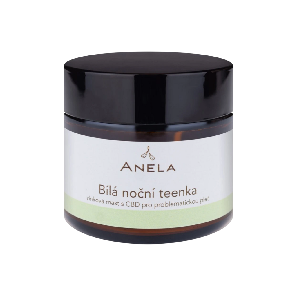 Anela Bílá noční teenka - CBD zinková mast