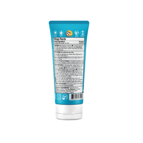 Badger Opalovací krém SPF 30 bez parfemace s minerálním filtrem pro citlivou pokožku.