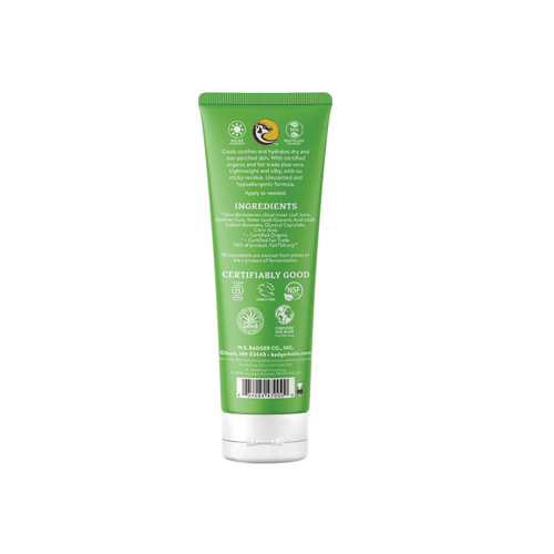Badger Aloe Vera gel po opalovani 118 ml - cisty gel z 96 % bio aloe vera, vegan, Fair Trade