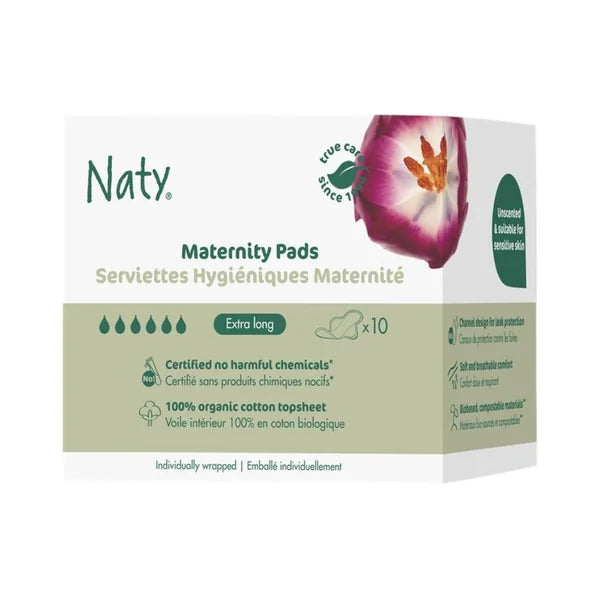 Eco by Naty Porodnické vložky z bio bavlny 10ks