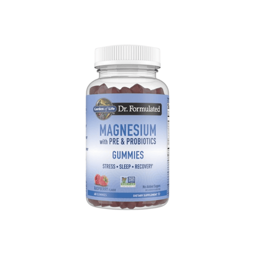 Garden of Life Dr Formulated Magnesium 60 želé s prebiotiky a probiotiky příchuť malina