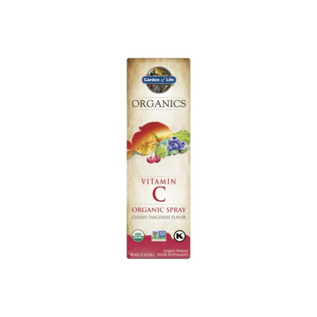 Garden of Life Organics Vitamín C ve spreji s příchutí třešně a mandarinky 58 ml