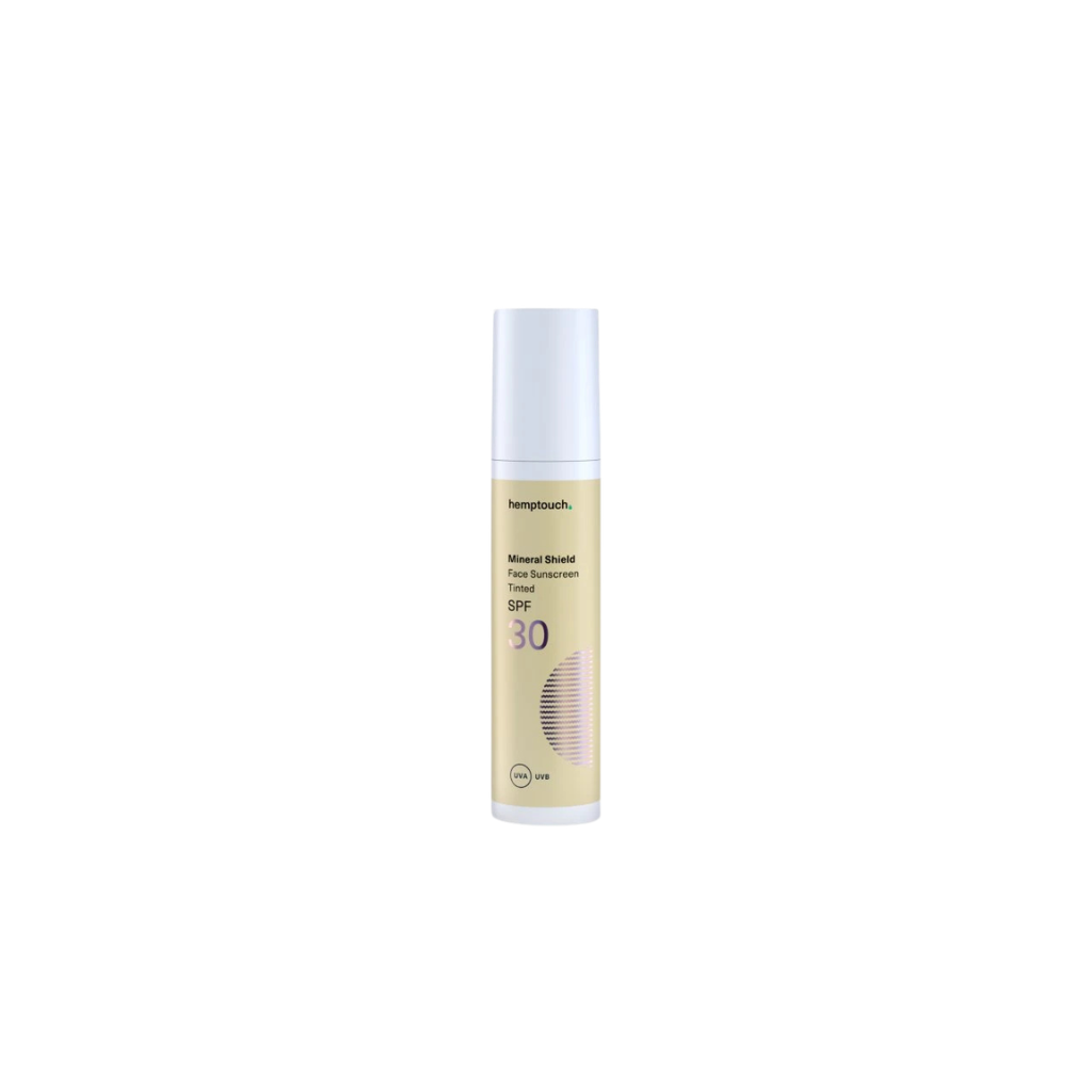Hemptouch Mineral Shield Face Sunscreen SPF 30 – tónovaný minerální opalovací krém.