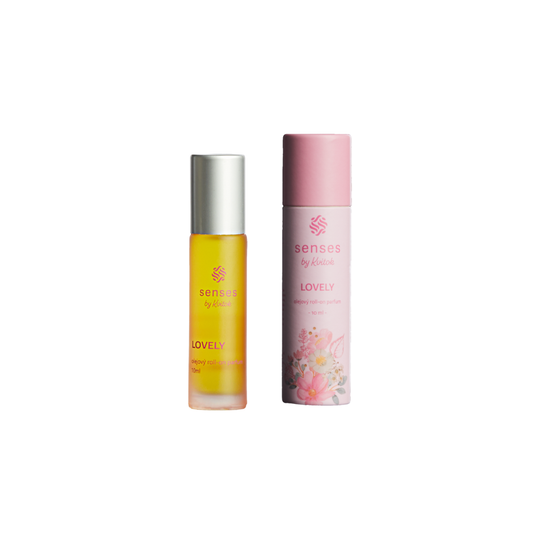 Kvitok Lovely Roll-on parfum s vůní malin, citrusů a květin 10ml