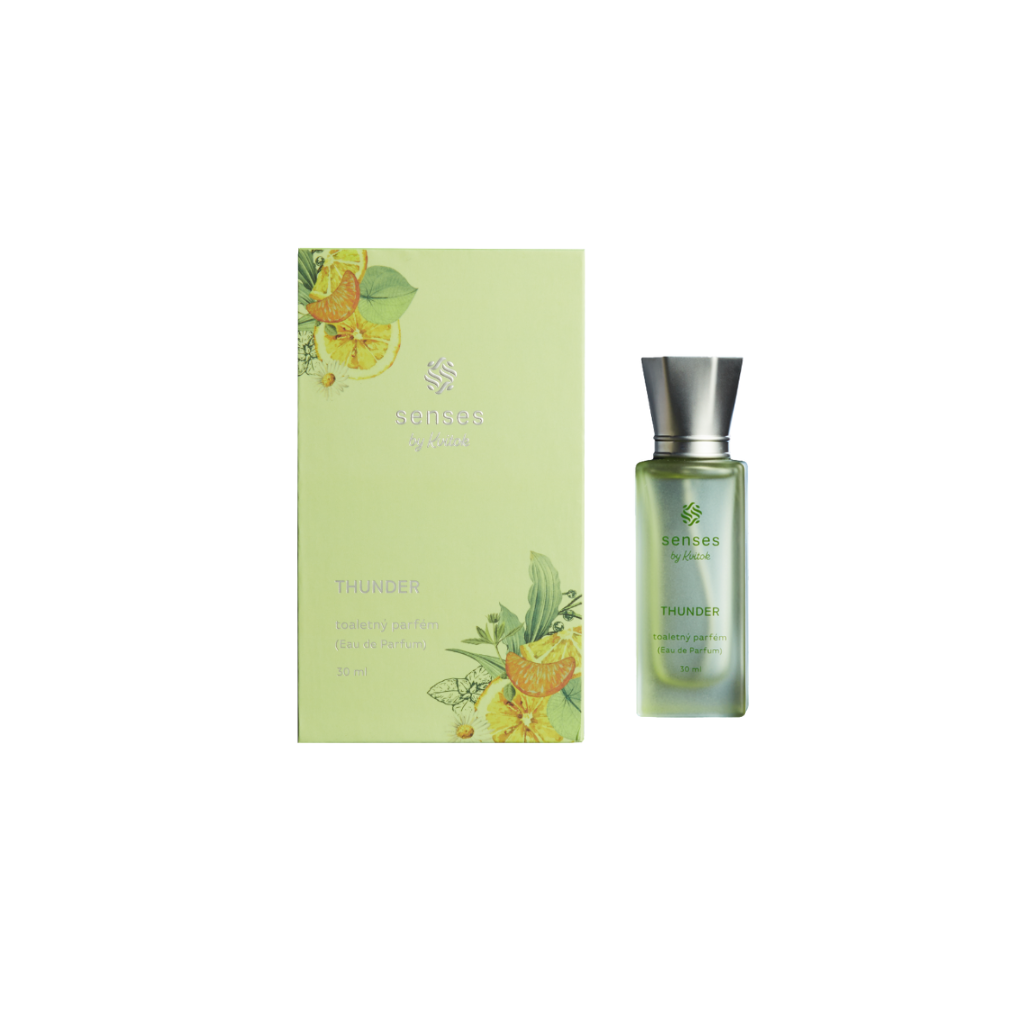 Kvitok Thunder Toaletní parfém s vůní santalového dřeva a pačuli 30 ml kazeta