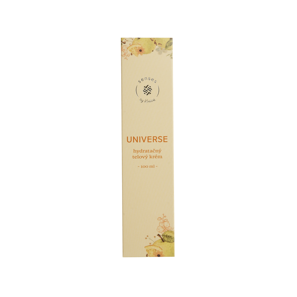 Kvitok Universe – hydratační tělový krém s vůní citrusů a dřeva 100 ml