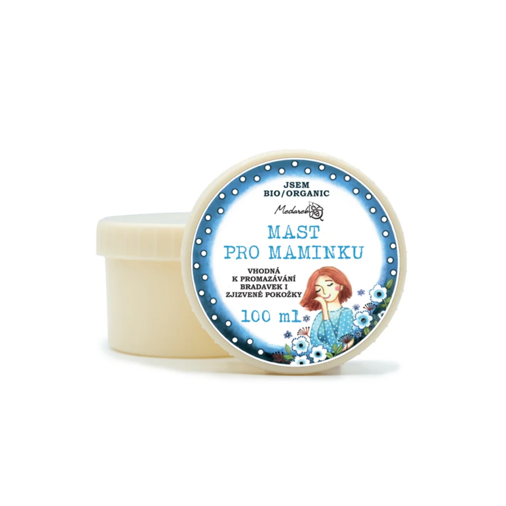 Medarek Mast Pro Maminku Bio, 100 ml, promazává bradavky a zjizvenou pokožku, ideální po porodu.