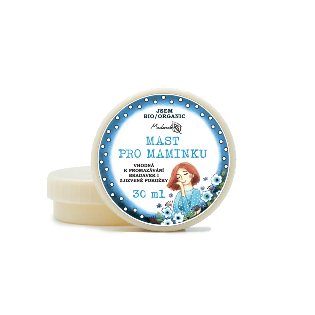 Medarek Mast Pro Maminku Bio, 30 ml, promazává bradavky a zjizvenou pokožku, ideální po porodu.