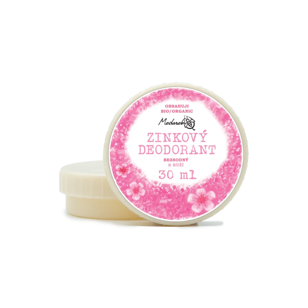 Medarek Zinkový deodorant růže