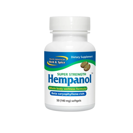 NAHS Hempanol Super Strength - konopí a oregáno 50 kapslí EXPIRACE 5/26