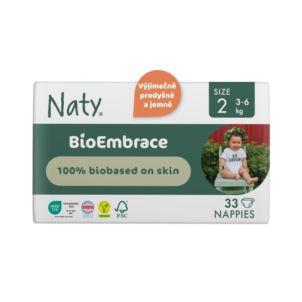 Naty ekologické plenky pro citlivou dětskou pokožku