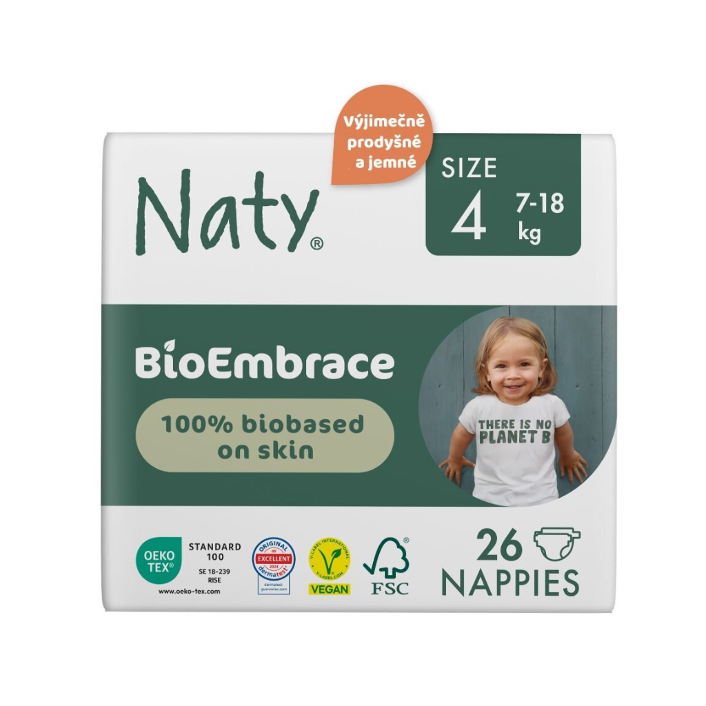 Naty ekologické plenky pro citlivou dětskou pokožku