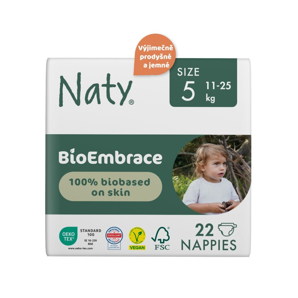 Naty ekologické plenky pro citlivou dětskou pokožku