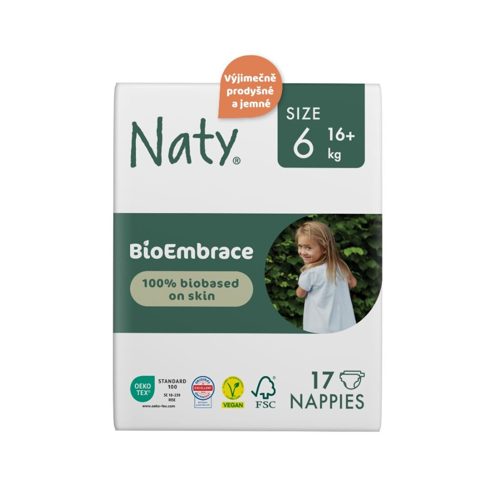 Naty ekologické plenky pro citlivou dětskou pokožku