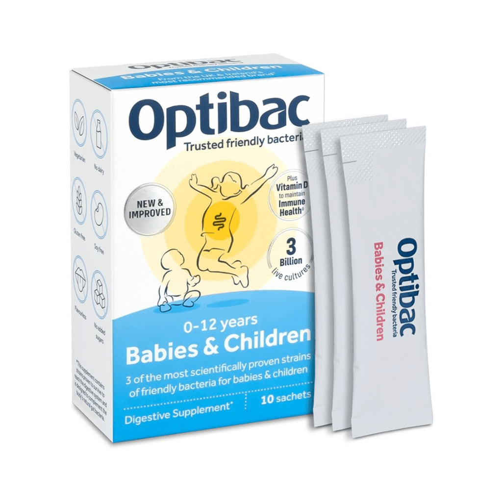 Optibac Babies and Child probiotika pro miminka a děti 10 sáčků - Ekzemfree.cz