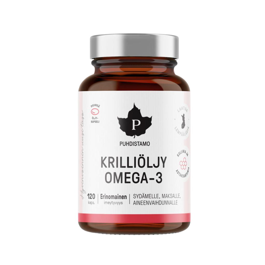Puhdistamo Krillový olej Super Omega 3