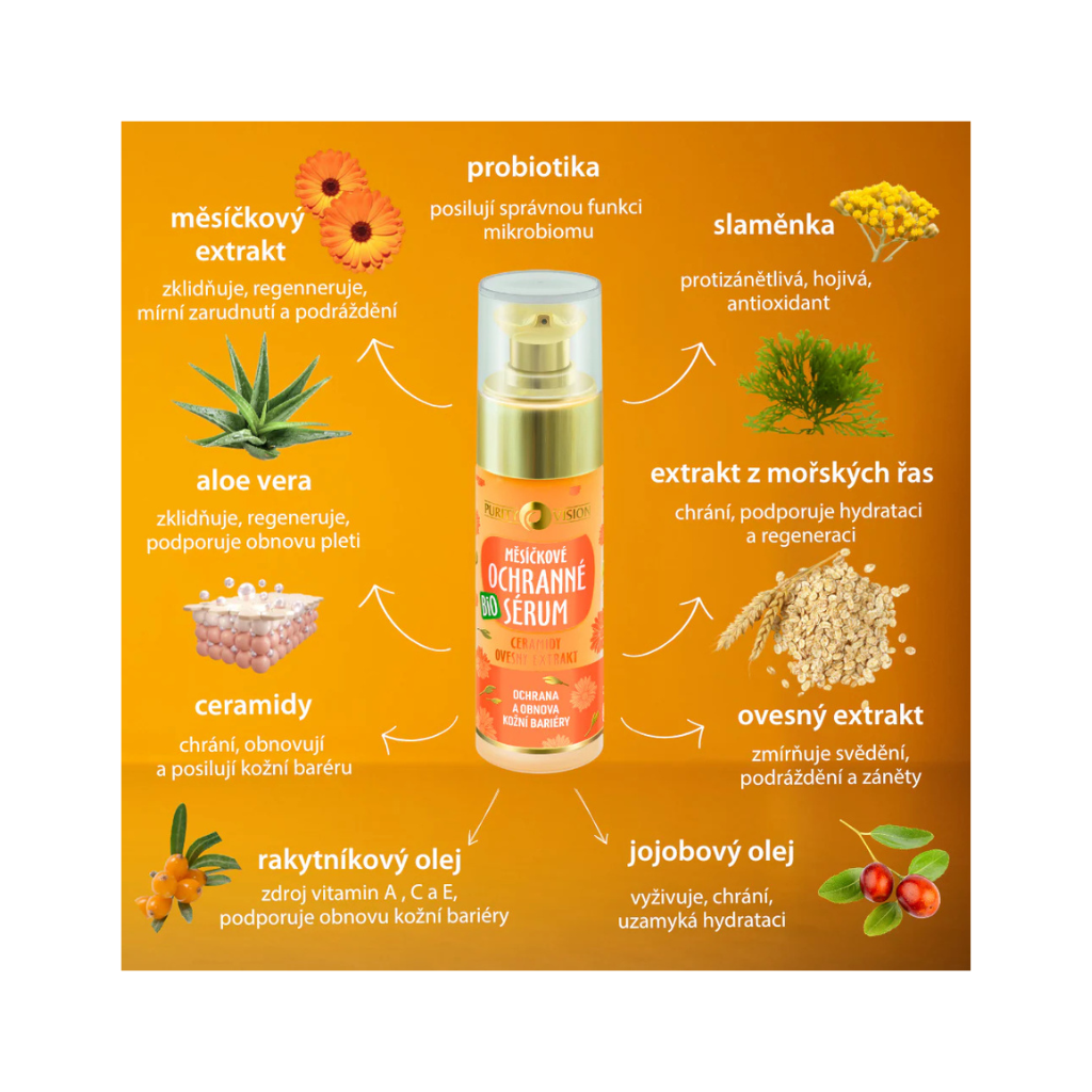 Purity Vision Bio Měsíčkové ochranné sérum 30 ml