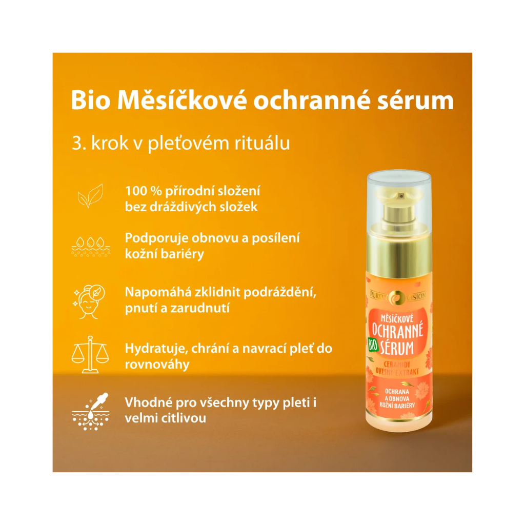 Purity Vision Bio Měsíčkové ochranné sérum 30 ml