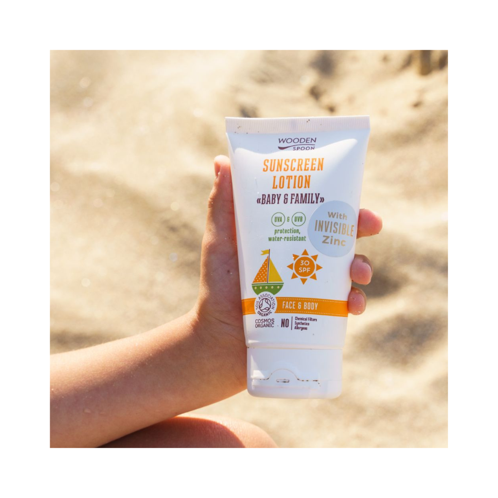 Wooden Spoon Baby & Family SPF 30 opalovací tělové mléko