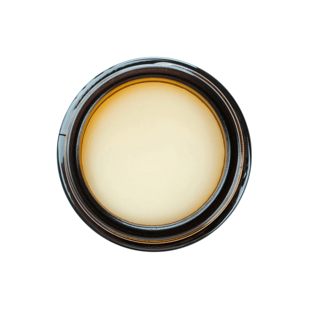 Jemný krémový deodorant Anela Důvěrný pan Mandarinka v elegantní skleněné nádobě.