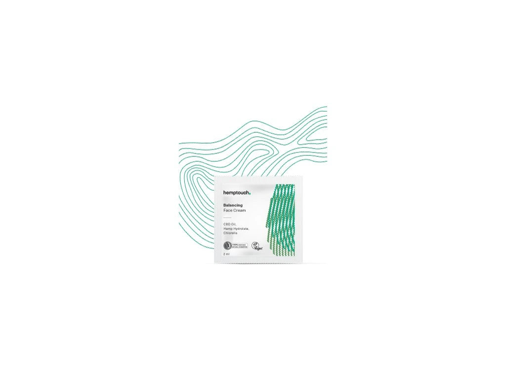 Hemptouch Balancing Face Cream krém pro mastnou pleť vzorek 4 ml