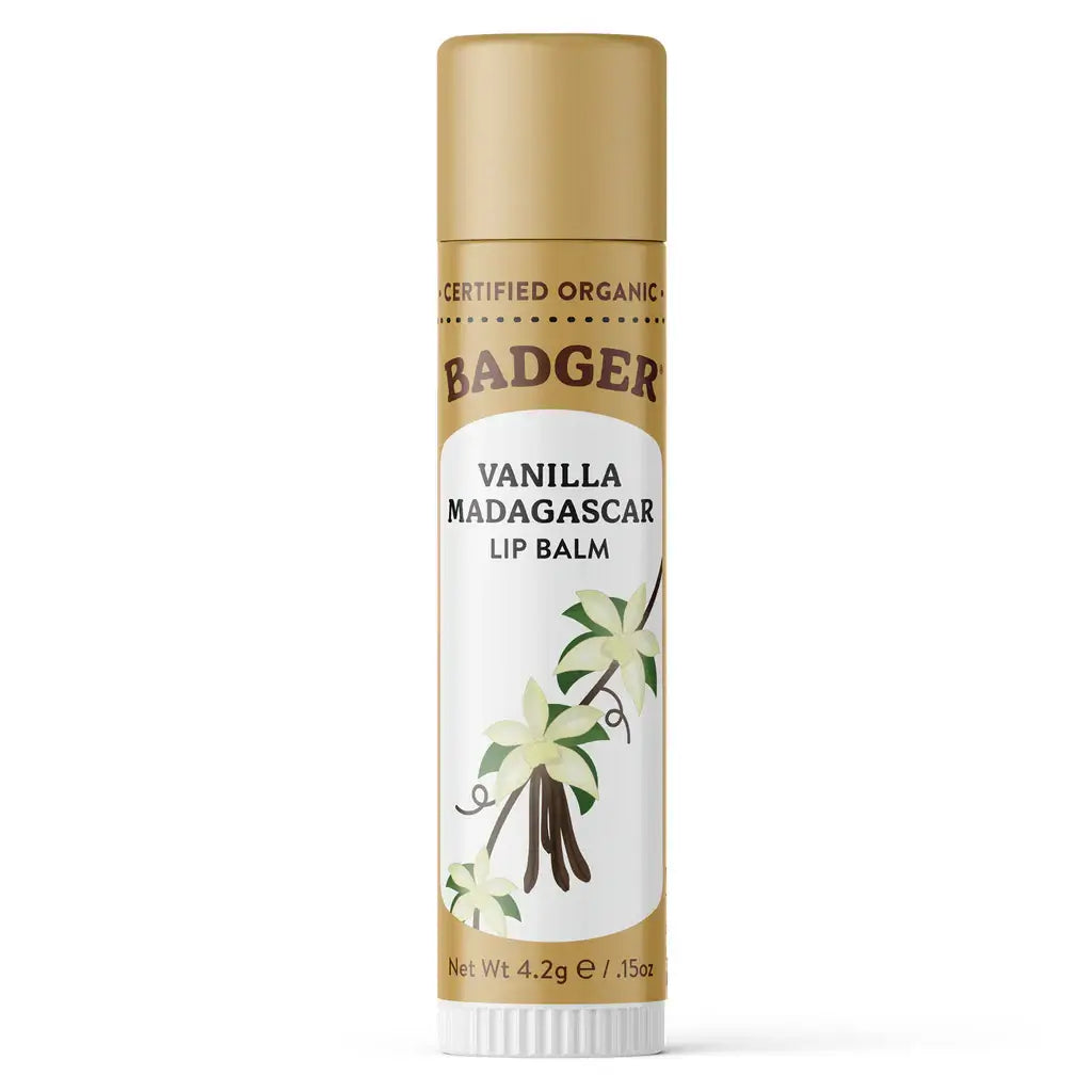 Badger Balzám na rty vanilka Madagaskar 4.2 g