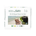 Eco by Naty jednorázové plenky velikost 1, non-toxic, bez plastu, šetrné k pokožce a ekologické.