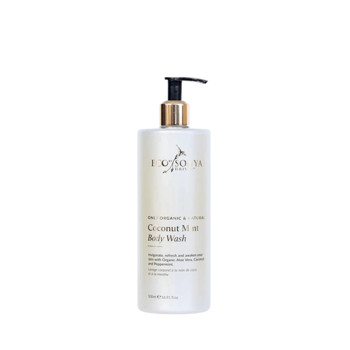 Eco by Sonya Coconut Mint Body Wash 500 ml - přírodní sprchový šampon bez mýdel, s mátovým a kokosovým aromatem.