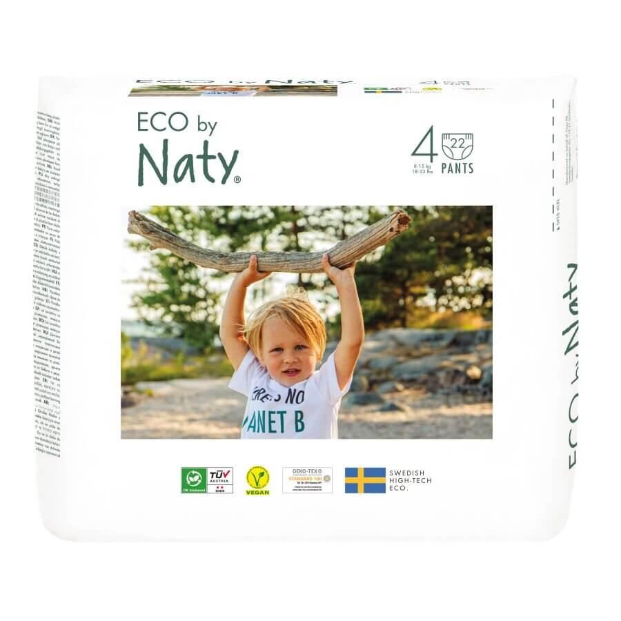 Eco by Naty Natahovací non toxic plenkové kalhotky velikost 4-6 - Ekzemfree.cz