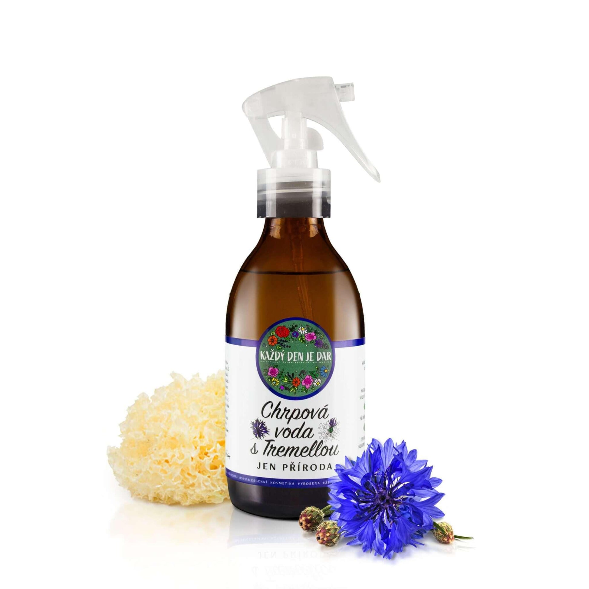 Chrpová voda s Tremellou na osvěžení pleti, skvělý přírodní produkt pro unavenou pleť, 150ml