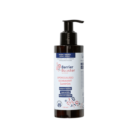 Kvitok BB Barrier Booster ochranný šampon 150 ml pro citlivou pokožku hlavy a zdravý mikrobióm.