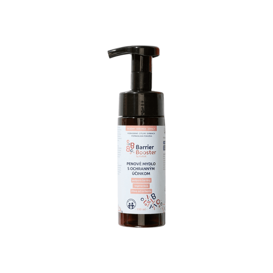 Kvitok BB pěnové mýdlo s ochranným účinkem 150 ml pro šetrnou hygienu citlivé pokožky.