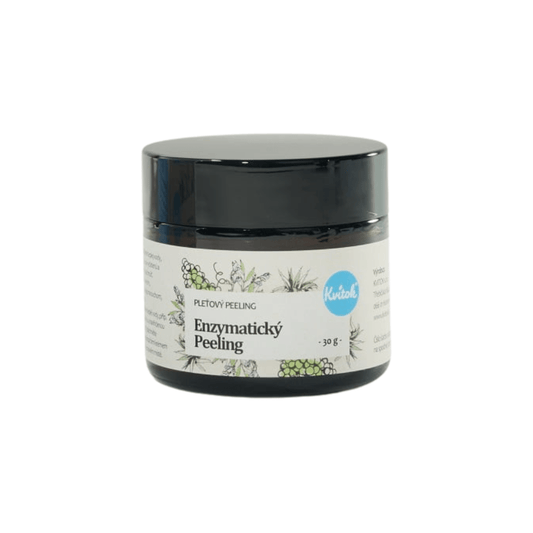 Kvitok Enzymatický peeling 30 g pro hloubkové čištění citlivé a aknózní pleti.