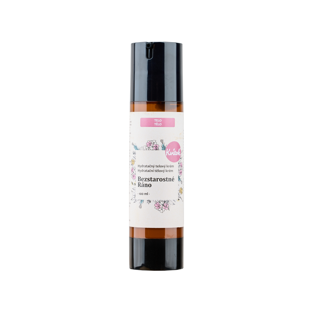 Kvitok Hydratační tělový krém Bezstarostné ráno 100 ml - EkzemFree.cz