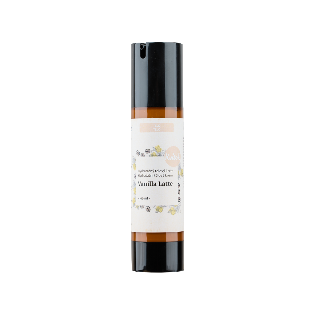 Kvitok Hydratační tělový krém Vanilla latte 100 ml - EkzemFree.cz