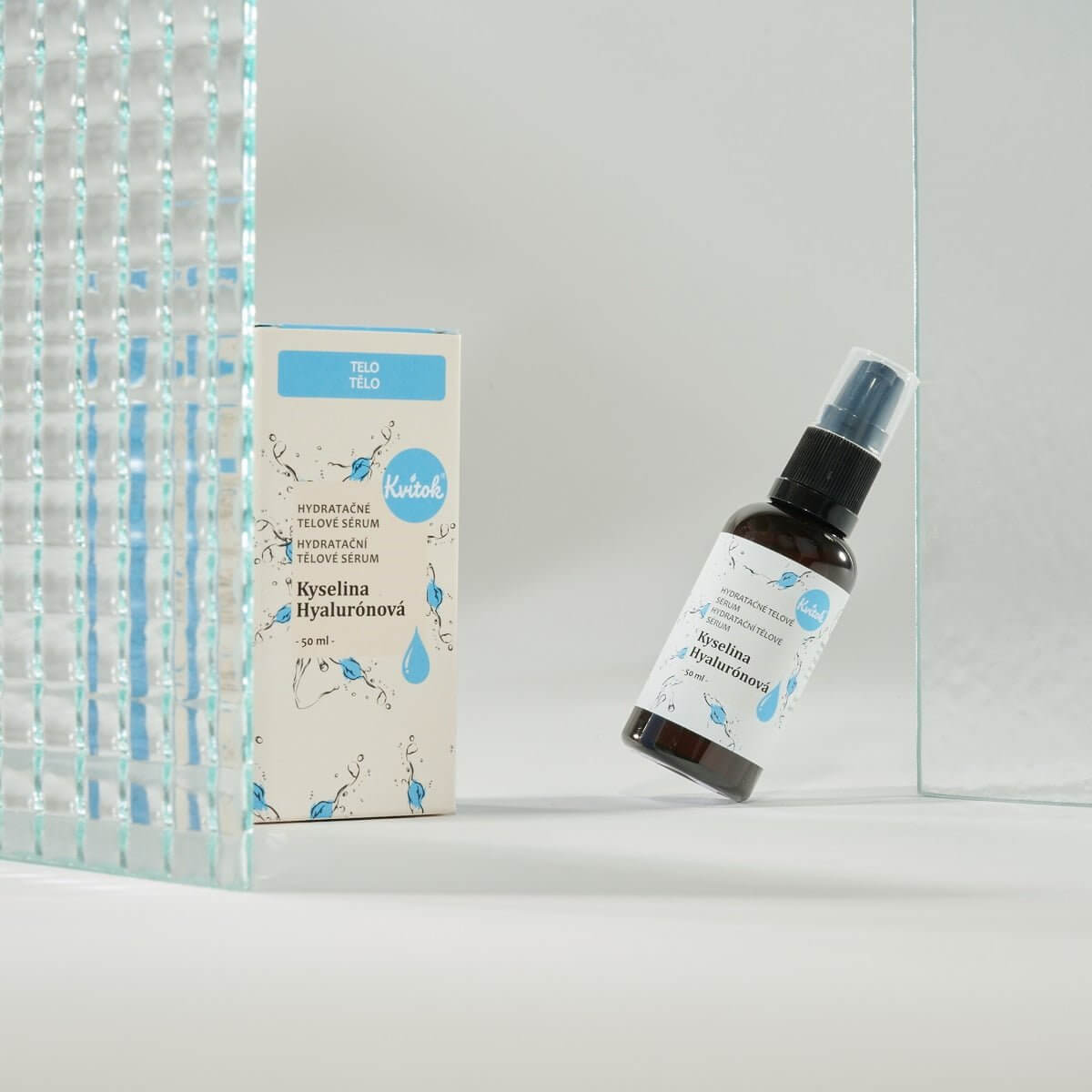 Kvitok Kyselina Hyaluronová - hydratační tělové sérum - EkzemFree.cz