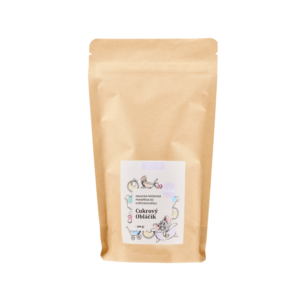 Kvitok Magická Pěna do koupele Cukrový Obláček - EkzemFree.cz